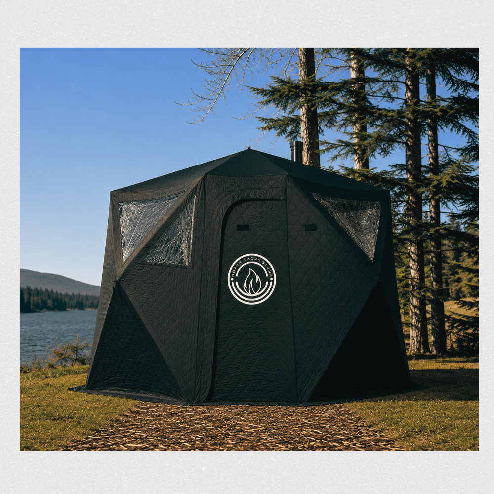 North Shore Sauna - Nova 4 - Portable Wood-Fired Sauna Tent – 4 Person