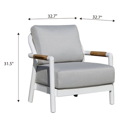 Santorini Outdoor "More Substantial" Patio Lounge Chair