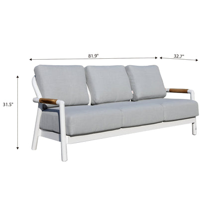 Santorini 3-Seat Outdoor "More Substantial" Sofa