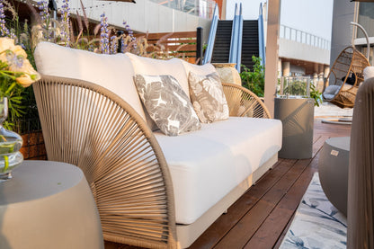 Malibu 2-Piece Aluminum Outdoor 4-Seating "Sophisticated" Furniture Set