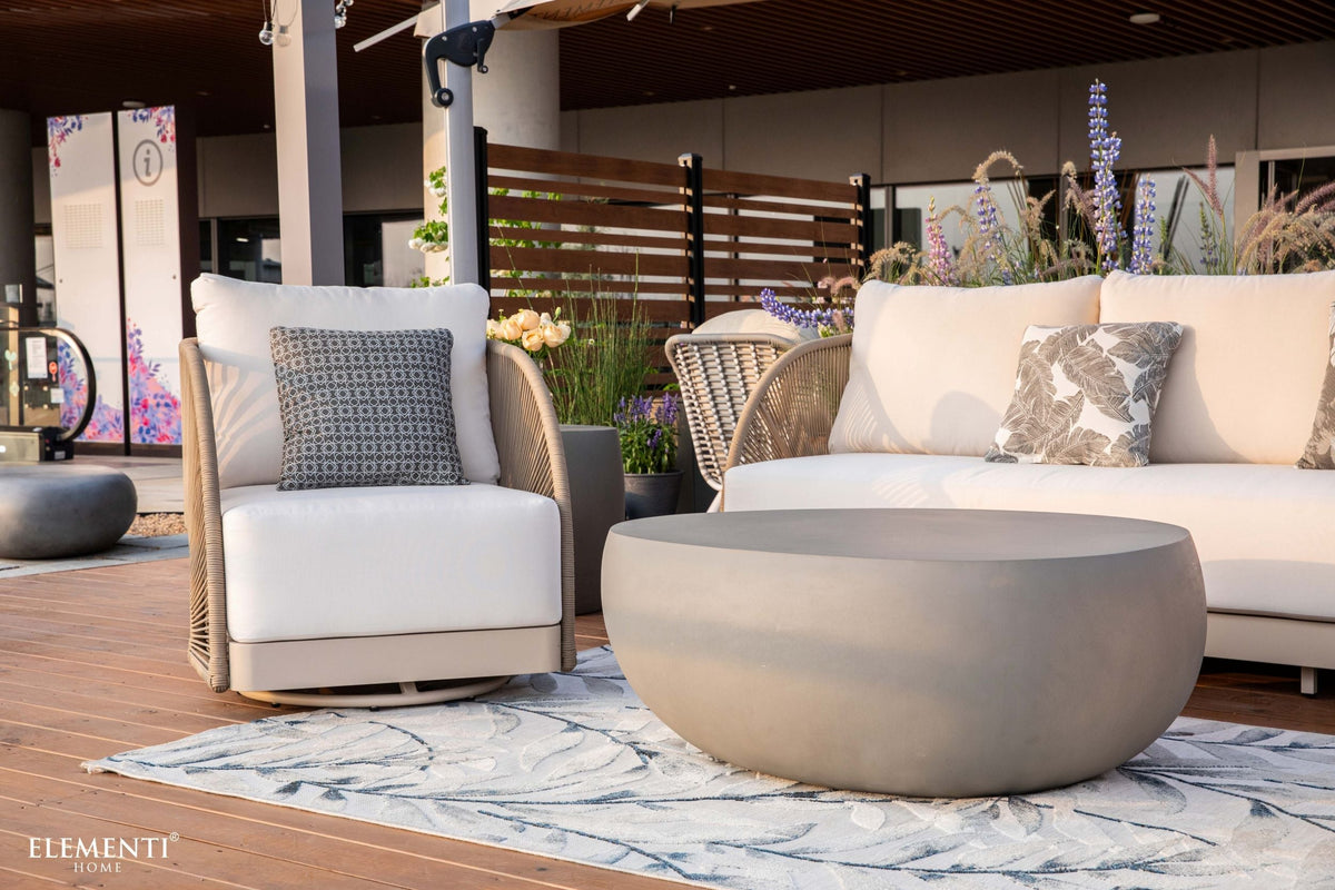 Malibu 2-Piece Aluminum Outdoor 4-Seating "Sophisticated" Furniture Set