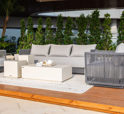 Capri 3-Seat Outdoor "Contemporary" Patio Sofa