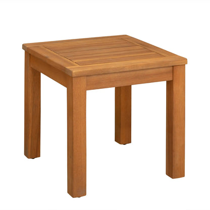 Balkene Home Lio/Oslo Solid Acacia Wood Side Table – 16"