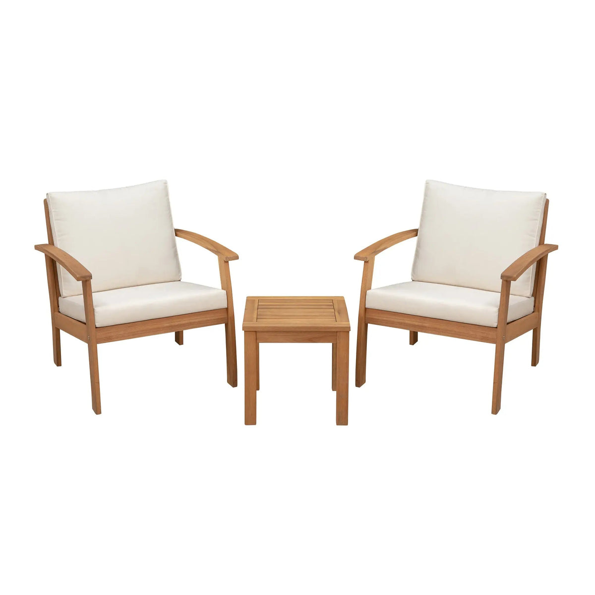 Balkene Home Lio/Oslo Solid Acacia Wood Side Table – 16"
