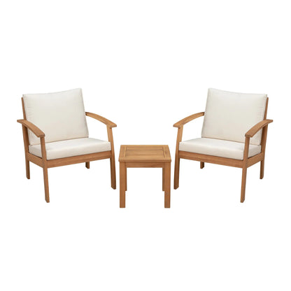 Balkene Home Lio/Oslo Solid Acacia Wood Side Table – 16"