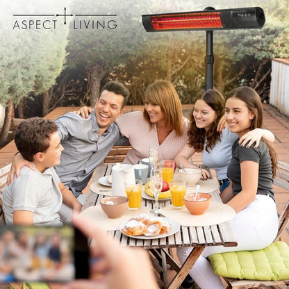Aspect Living 1500W Pole Mounted Electric Patio Heater