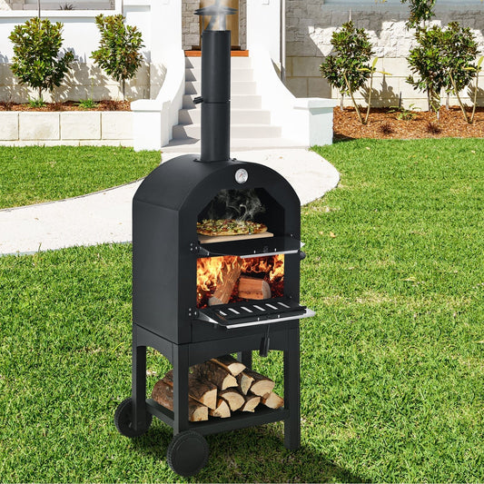 Portable 12" Wood-Fired Pizza Oven - Lavista Moderna
