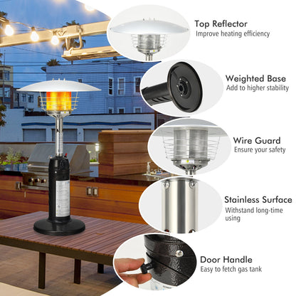 DirectDeals 11,000 BTU Portable Tabletop Propane Patio Heater
