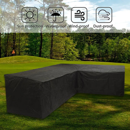 Oversized Outdoor Furniture Covers - Black