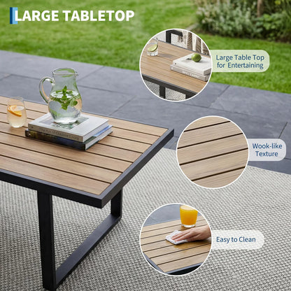Modern 4-Piece Outdoor Patio Furniture Set