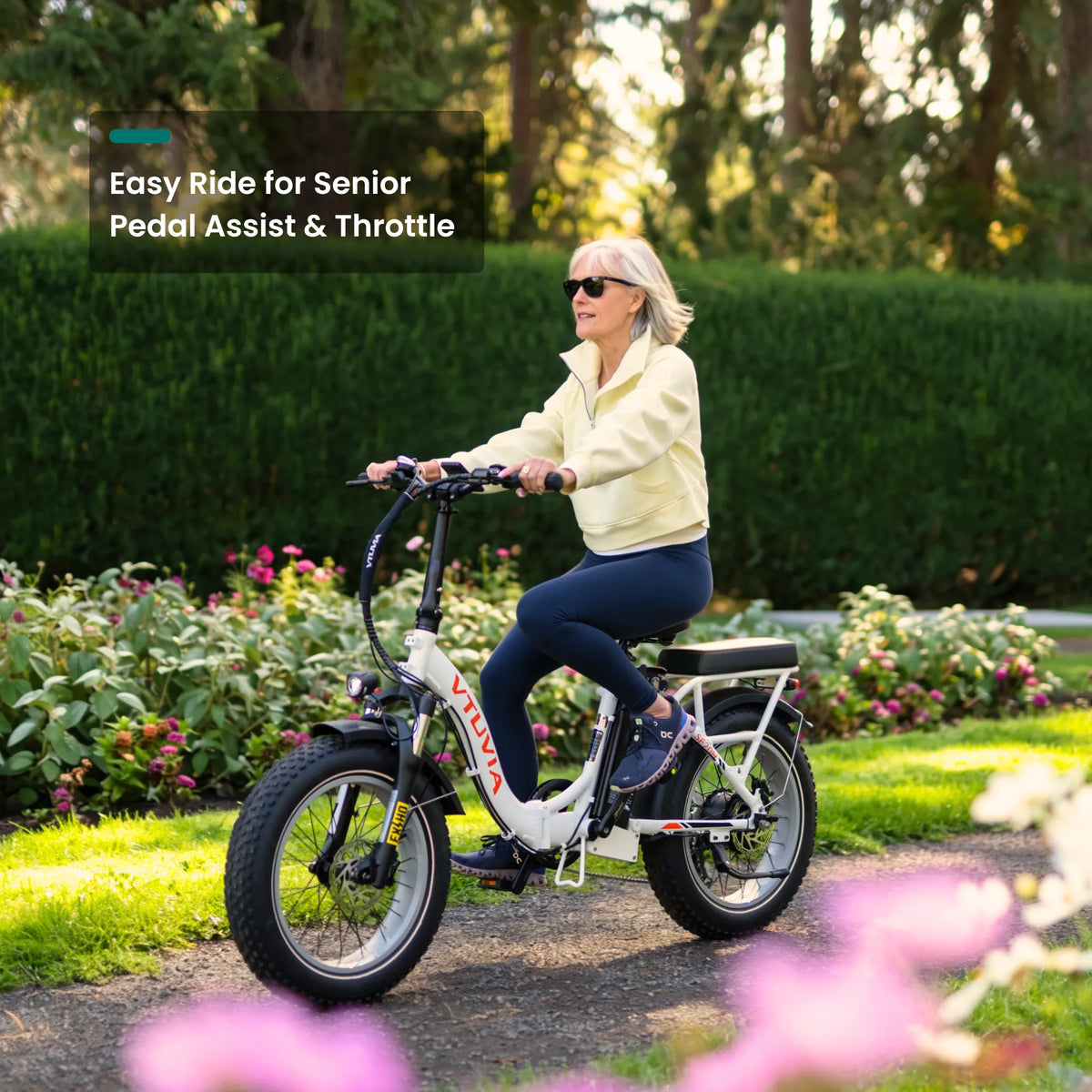 VTUVIA SF20H Foldable Fat Tire Electric Bike