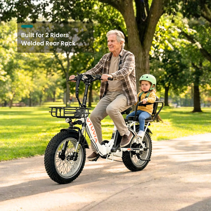 VTUVIA SF20H Foldable Fat Tire Electric Bike