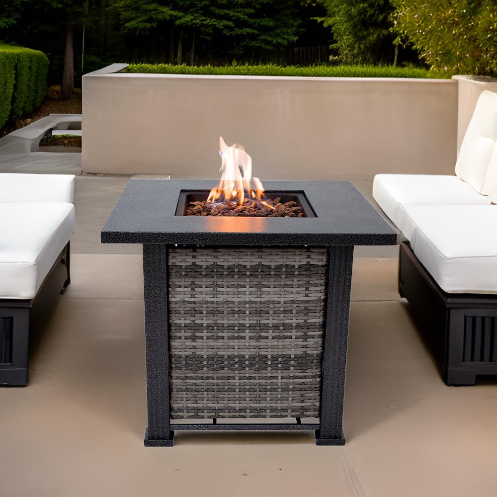 50,000 BTU Metal Propane Fit Pit Table