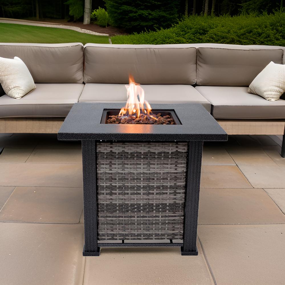 50,000 BTU Metal Propane Fit Pit Table