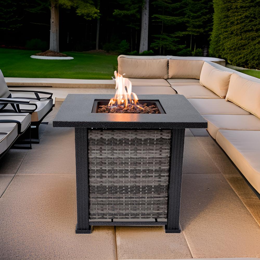 50,000 BTU Metal Propane Fit Pit Table