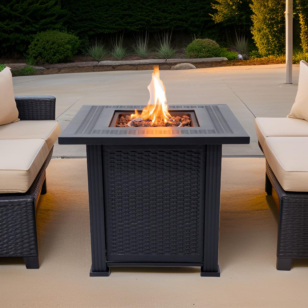 50,000 BTU Metal Propane Fit Pit Table