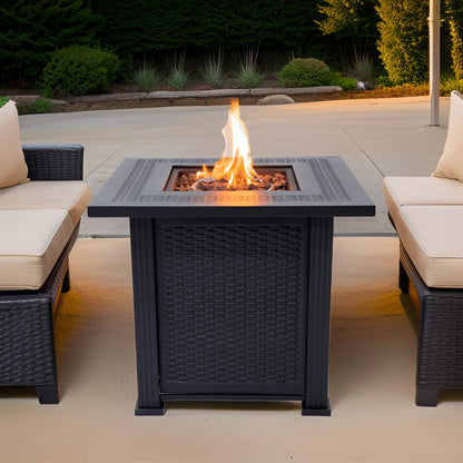 50,000 BTU Metal Propane Fit Pit Table