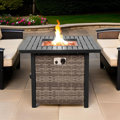 50,000 BTU Metal Propane Fit Pit Table