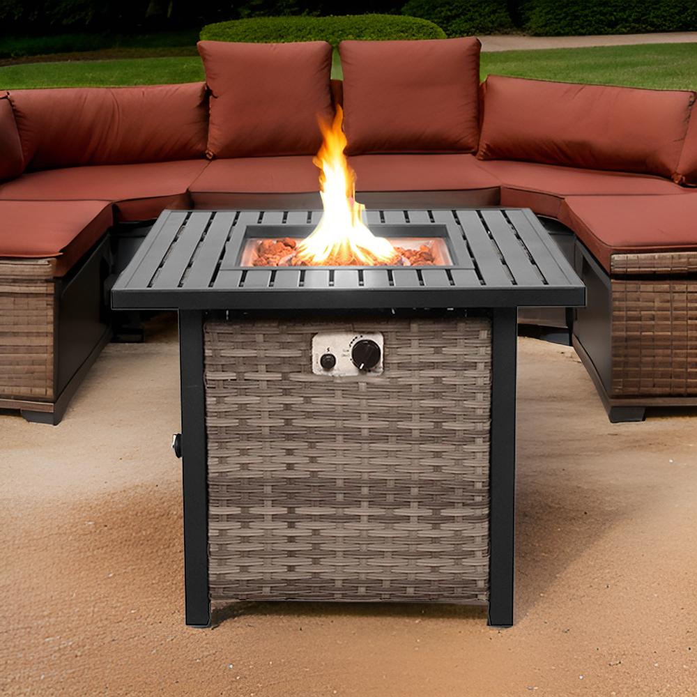 50,000 BTU Metal Propane Fit Pit Table