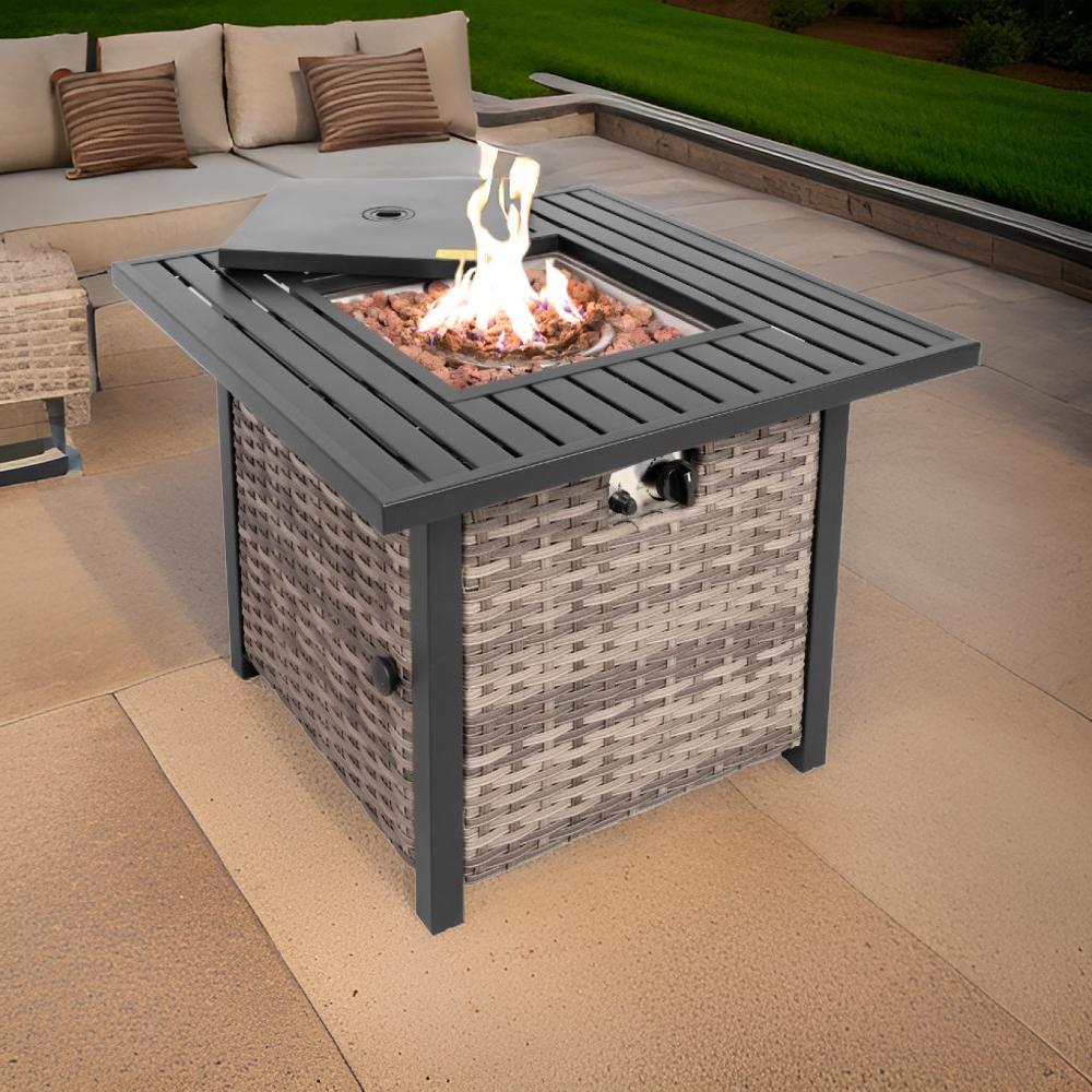 50,000 BTU Metal Propane Fit Pit Table