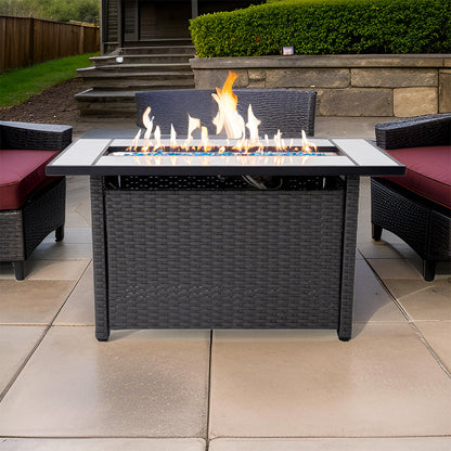 50,000 BTU Metal Propane Fit Pit Table