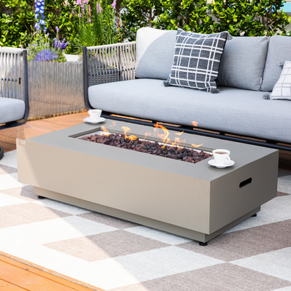 50,000 BTU Outdoor Propane Fit Pit Table with Natural Gas Conversion Kit included