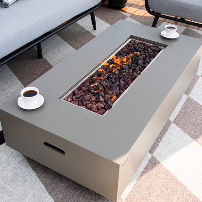 50,000 BTU Outdoor Propane Fit Pit Table with Natural Gas Conversion Kit included
