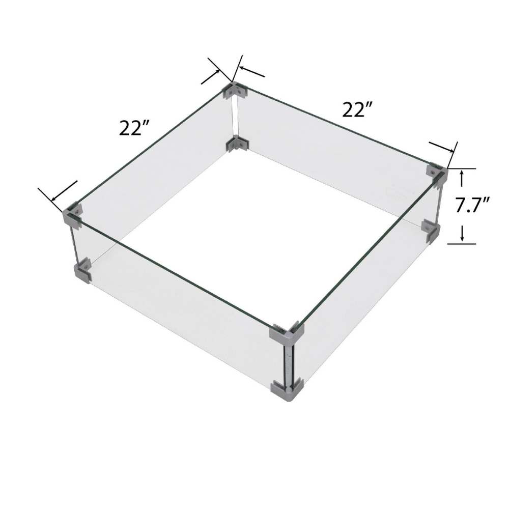 50,000 BTU Outdoor Propane Fit Pit Table with Natural Gas Conversion Kit included