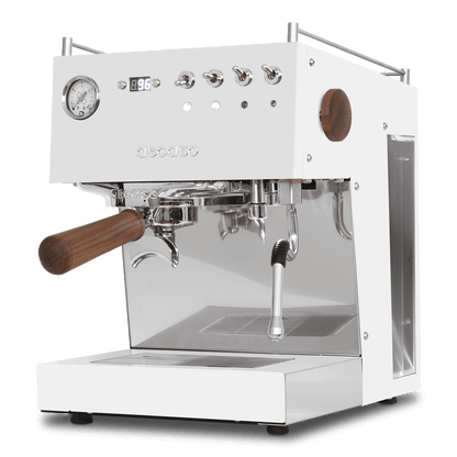 Ascaso Steel DUO PID Espresso Machine – Dual Thermoblock, Programmable, 120V (White)