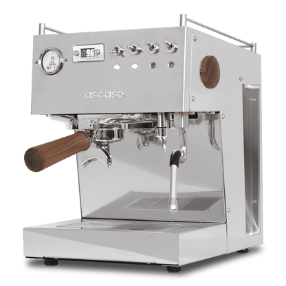 Ascaso Steel DUO PID Espresso Machine – Dual Thermoblock, Programmable, 120V (Inox)