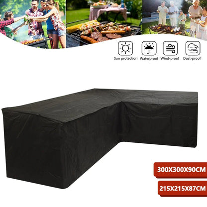 Oversized Outdoor Furniture Covers - Black