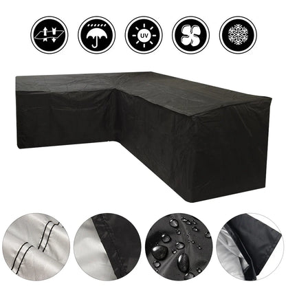 Oversized Outdoor Furniture Covers - Black