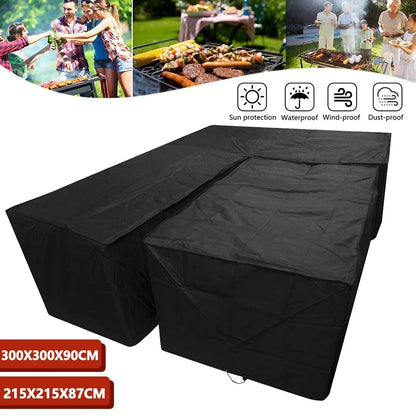 Oversized Outdoor Furniture Covers - Black