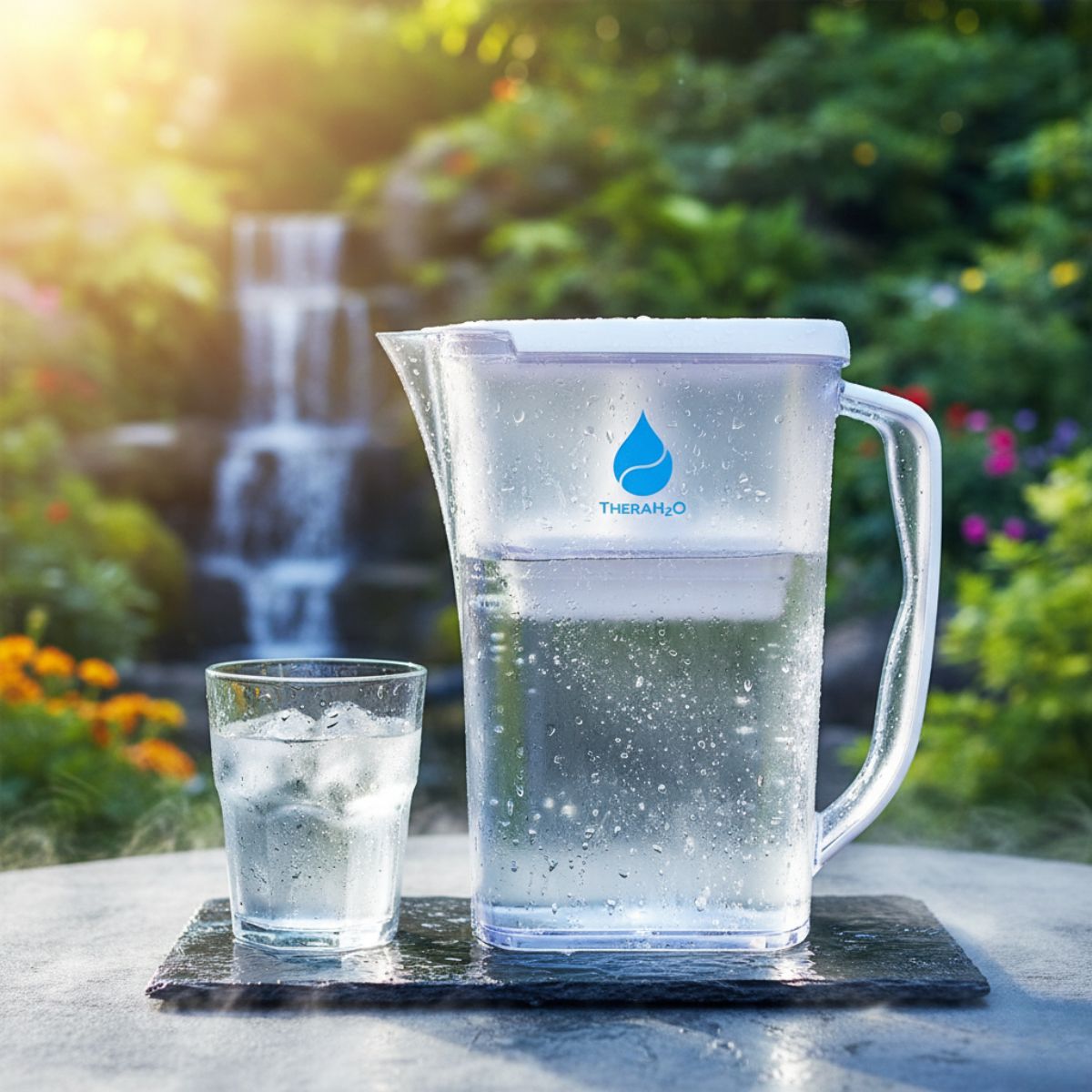 Therasage TheraH2O 6-Stage Water Filter Pitcher