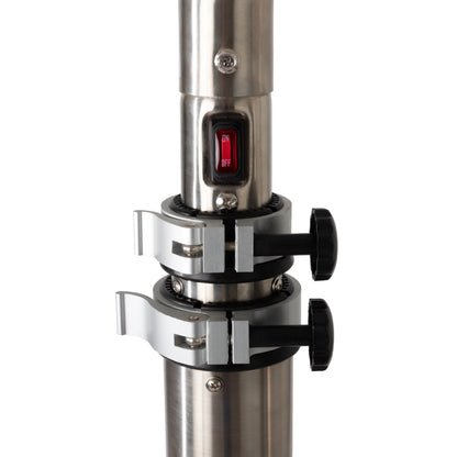 Stainless Steel Telescoping Offset Pole Mounted Infrared Patio Heater