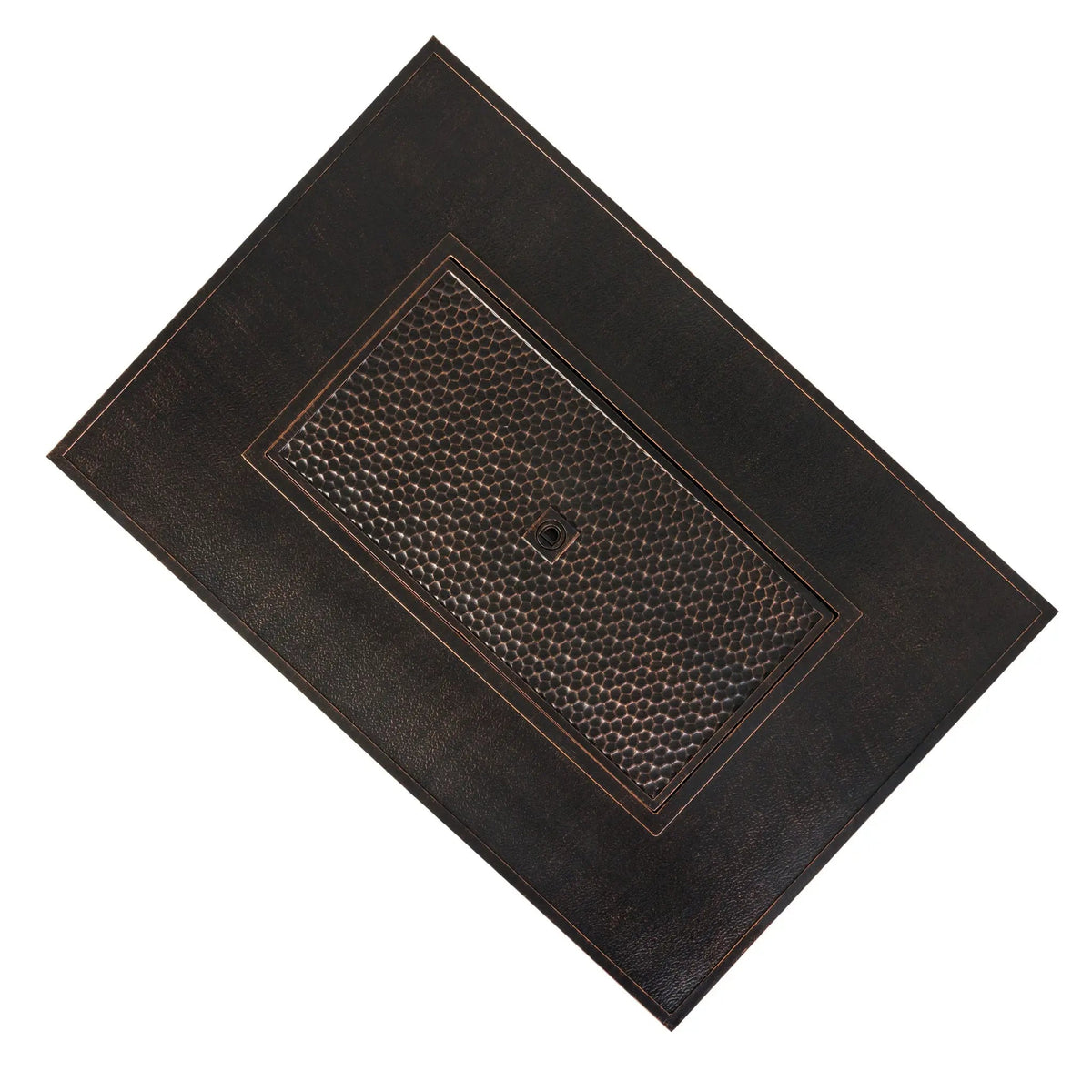 Weyland Rectangle Aluminum LPG Fire Pit – 55,000 BTU
