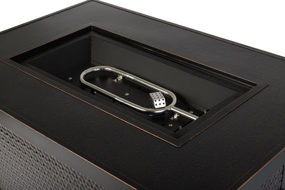 Weyland Rectangle Aluminum LPG Fire Pit – 55,000 BTU