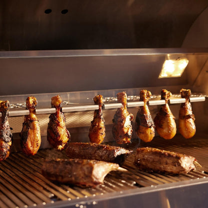 Blaze LTE PRO 40-Inch 5-Burner Built-In Grill with Digital Temperature Screen & Rotisserie