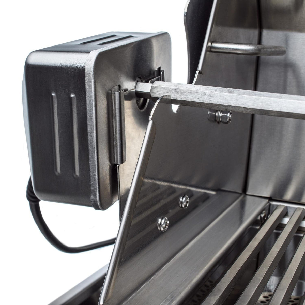 Blaze Professional 44-Inch 4-Burner Freestanding Gas Grill with Stainless Steel Cart with Rotisserie