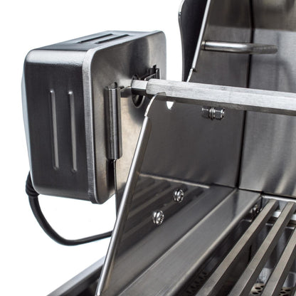 Blaze Professional 44-Inch 4-Burner Freestanding Gas Grill with Stainless Steel Cart with Rotisserie