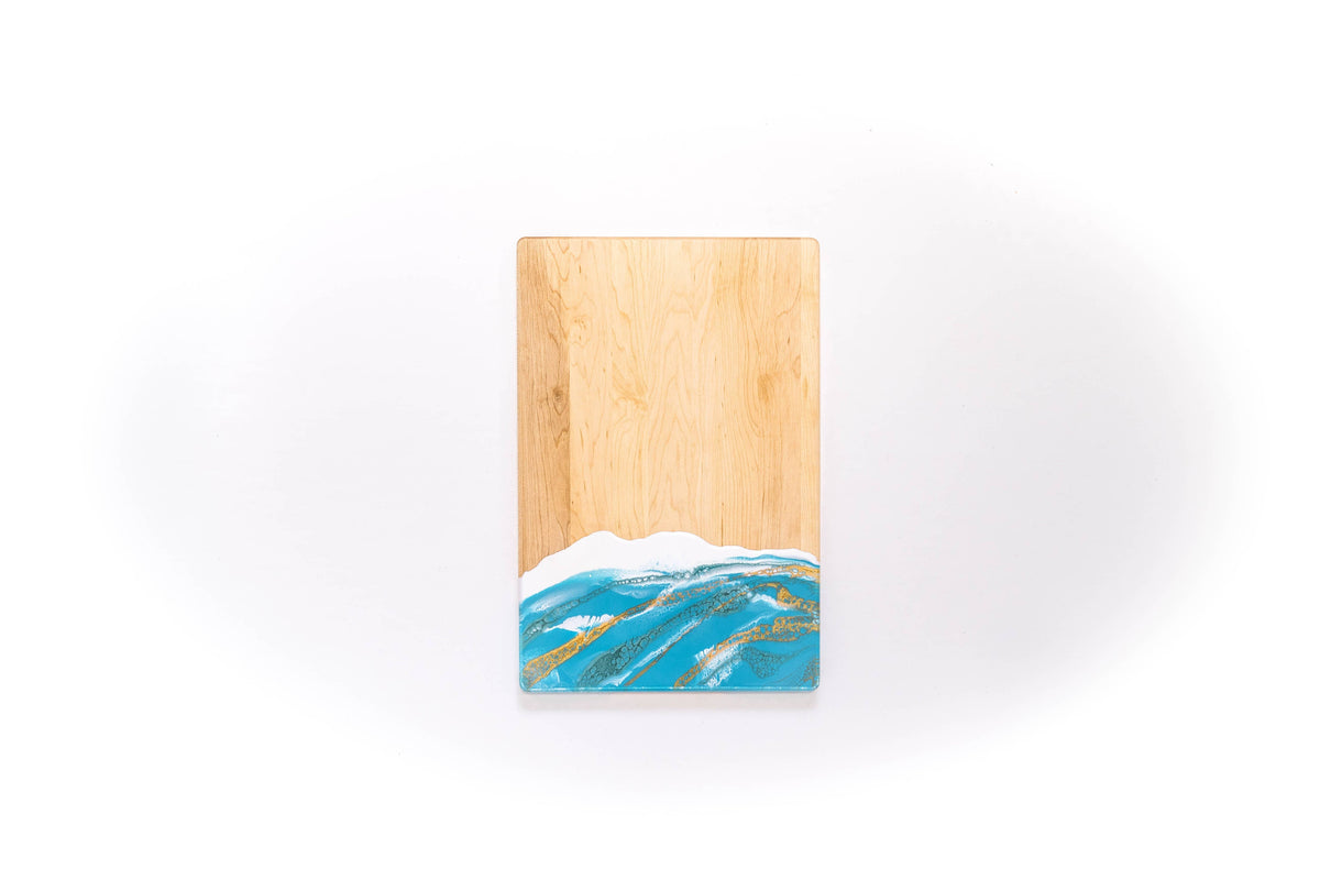 Maple Wood & Resin Charcuterie & Serving Board