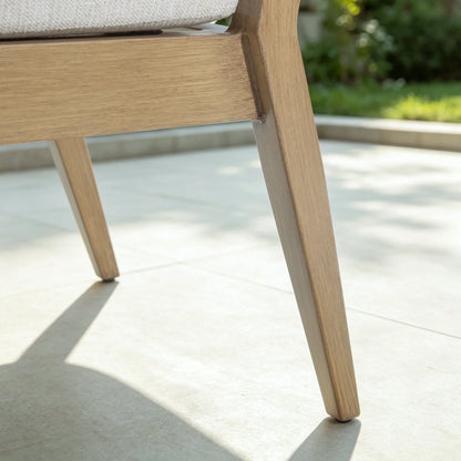 Alcudia Rectangular Patio Dining Table with 6 Classic Stationary Armchairs