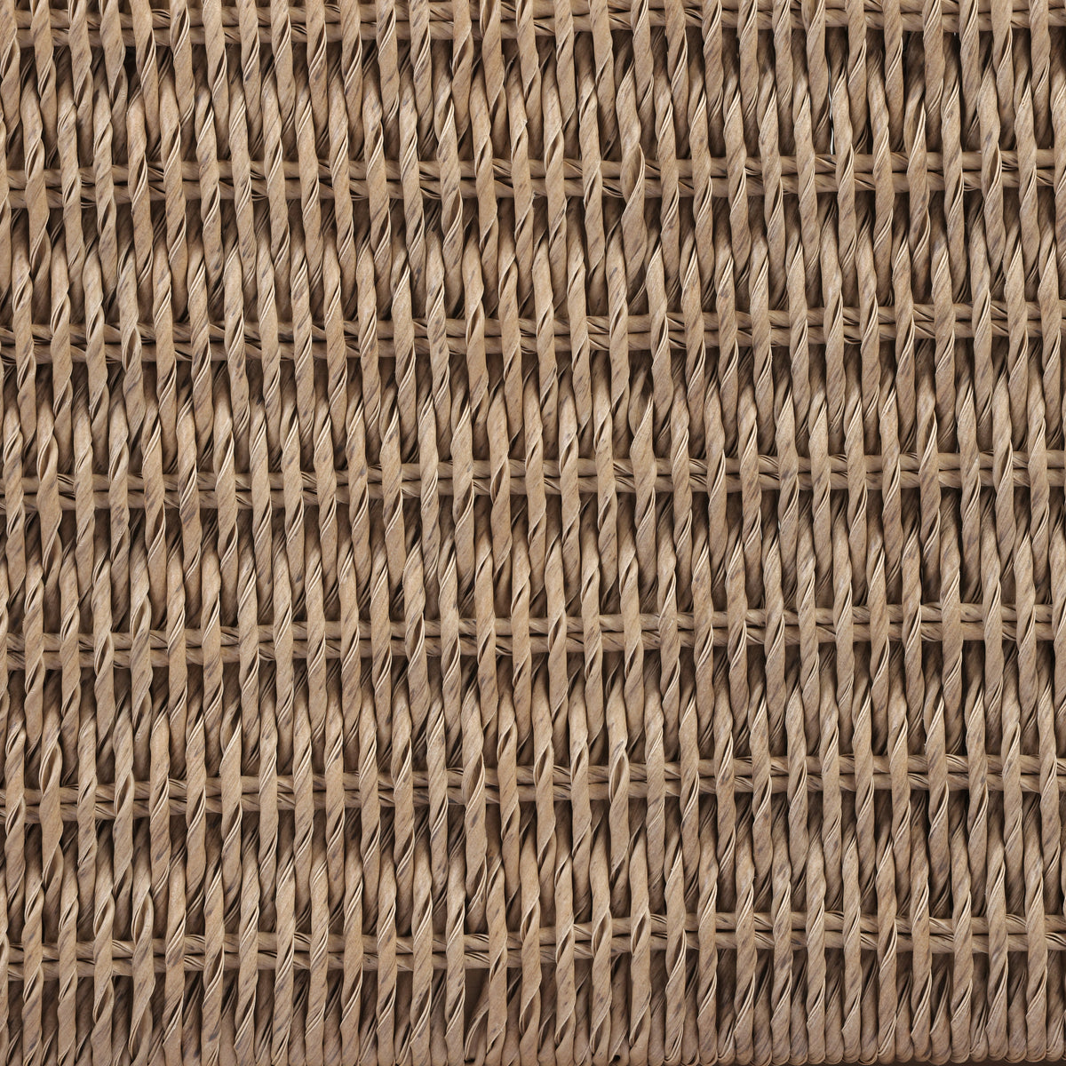 4-Piece Acacia Wood & Handwoven Rattan Outdoor Armchair Set