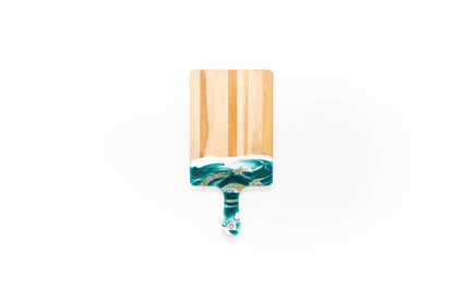 Maple Wood & Resin Charcuterie & Serving Board