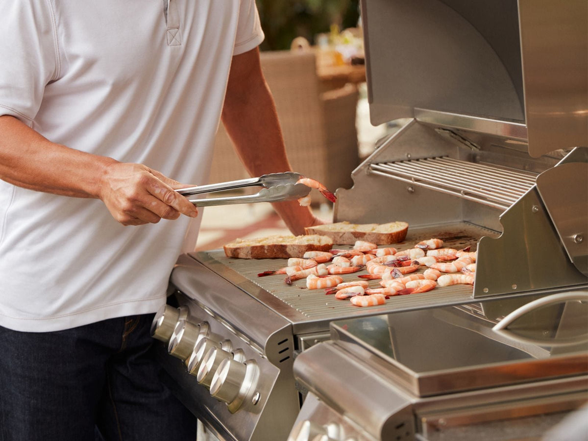 Blaze LTE+ 32-Inch 4-Burner Freestanding Gas Grill with Lift-Assist Hood & Rear Infrared Burner