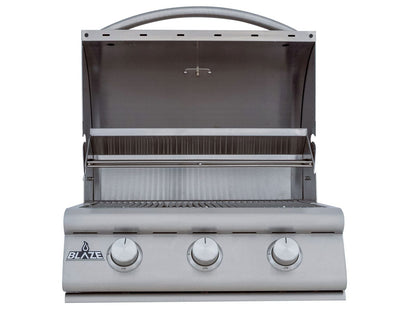 Blaze BCM 25-Inch 3-Burner Freestanding Gas Grill with Stainless Steel Cart