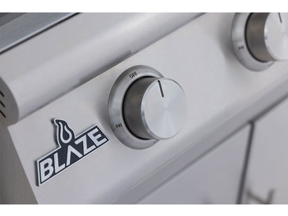 Blaze BCM 25-Inch 3-Burner Freestanding Gas Grill with Stainless Steel Cart