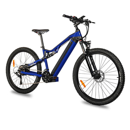 Sivrock 500W Full-Suspension Electric Mountain Bike - Red