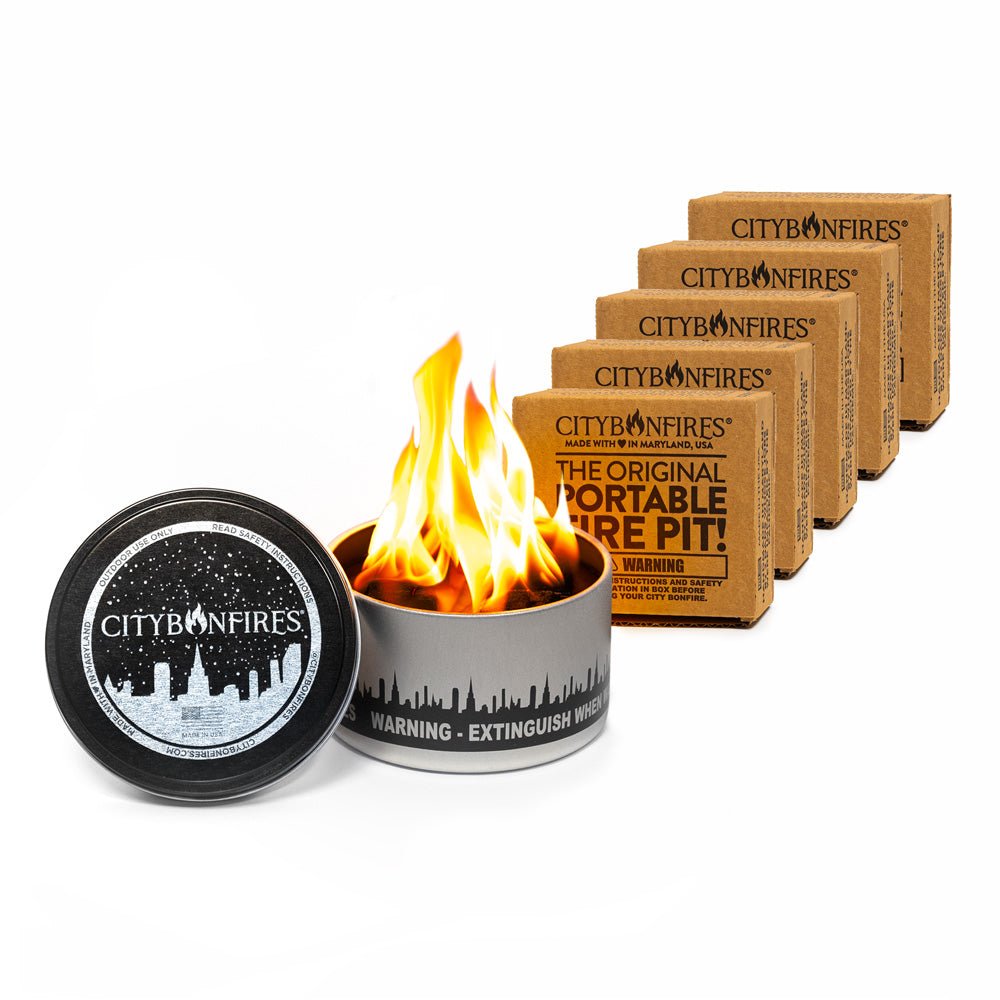 City Bonfires Portable Fire Pit - 5 Pack