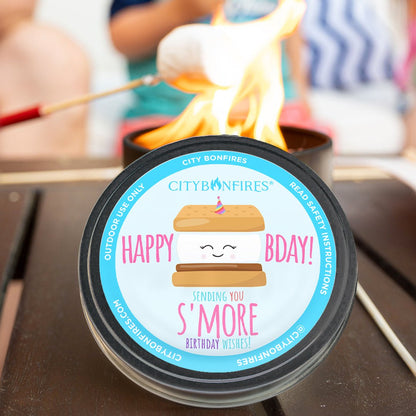 City Bonfire - Happy Birthday Edition Portable Fire Pit